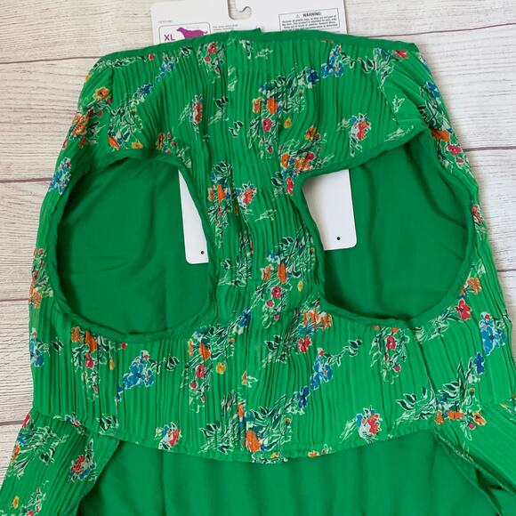 Boots & Barkley Green Floral Pet Dog Dress Size Extra Large Up to 100lbs - Picture 5 of 10